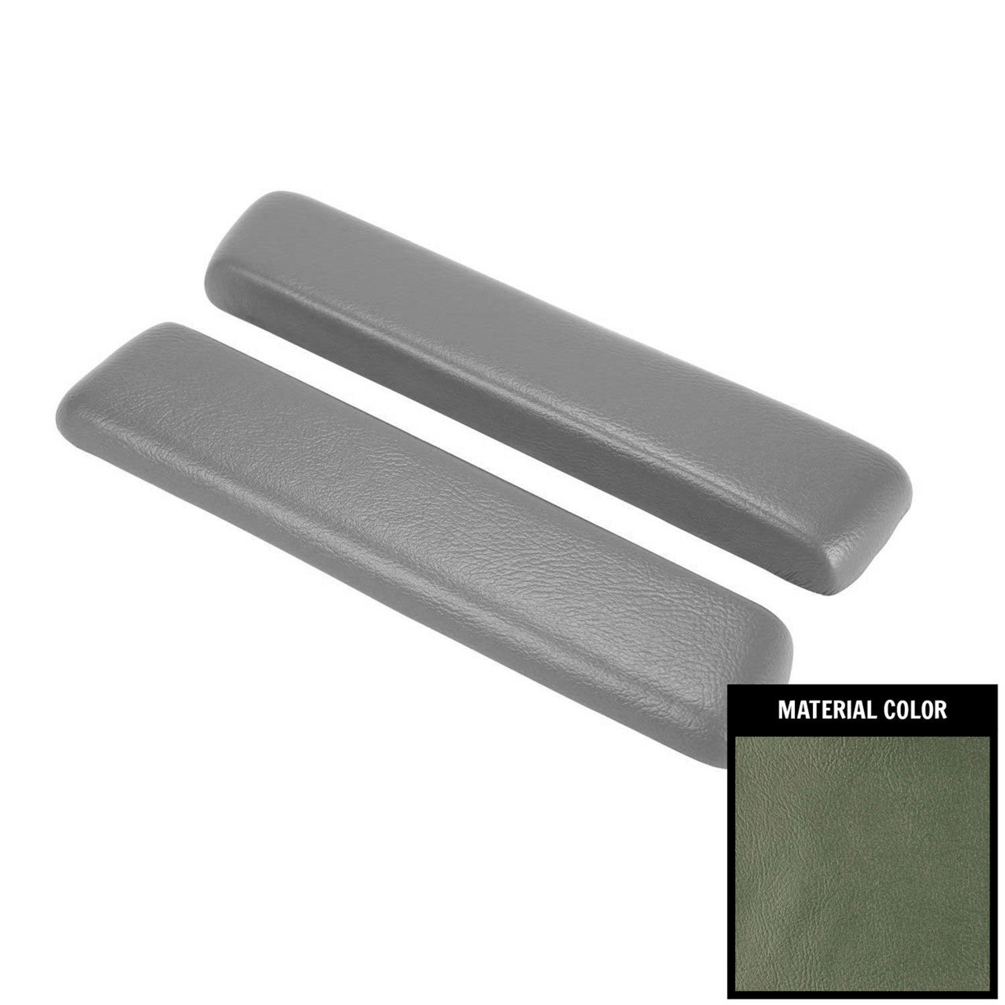 PUI Interiors 1965-1967 Chevelle/Tempest and 1966 Skylark Light Aqua Front Armrest Pads - ARP1-02