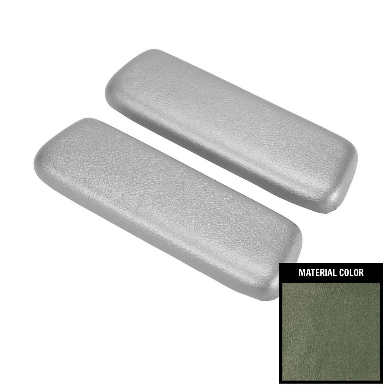 PUI Interiors 1965-1967 Chevelle/Tempest and 1966 Skylark Light Aqua Rear Armrest Pads - ARP2-02