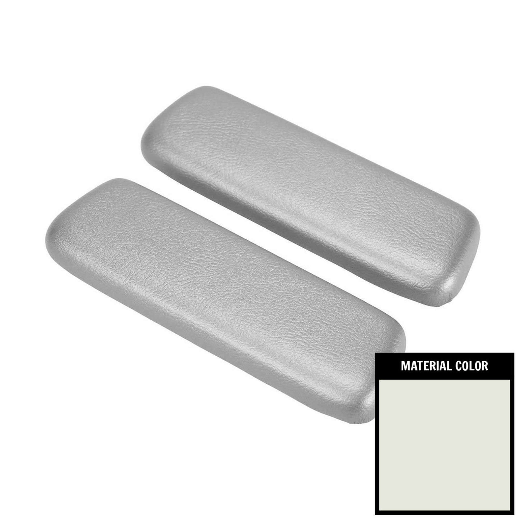PUI Interiors 1965 Buick Skylark/1965-1967 Chevelle White Rear Armrest Pads - ARP2-37