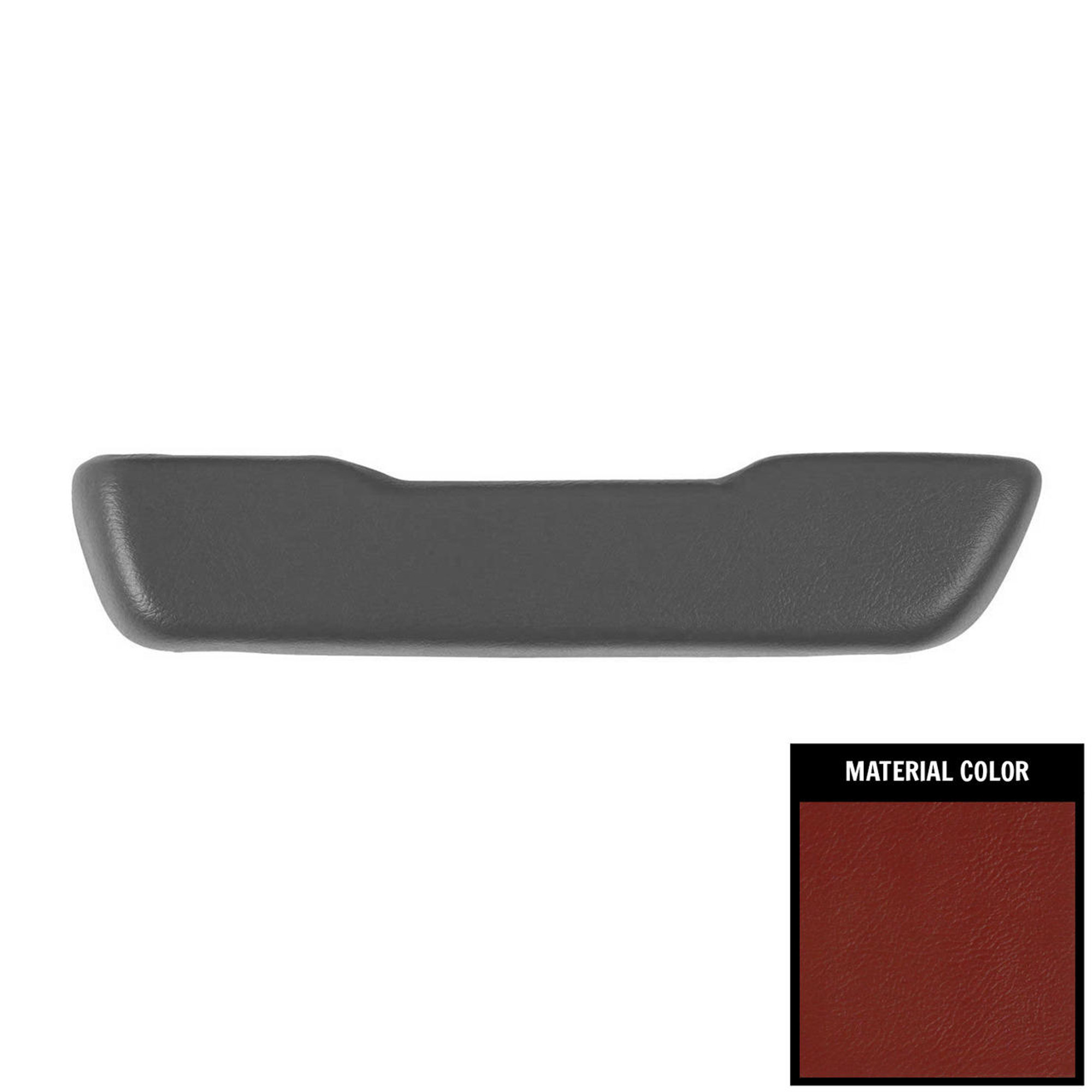 PUI Interiors 1968-69 Camaro/Firebird/Chevelle/GTO/Cutlass/Skylark Red Left Front Armrest Pad - ARP4-30L