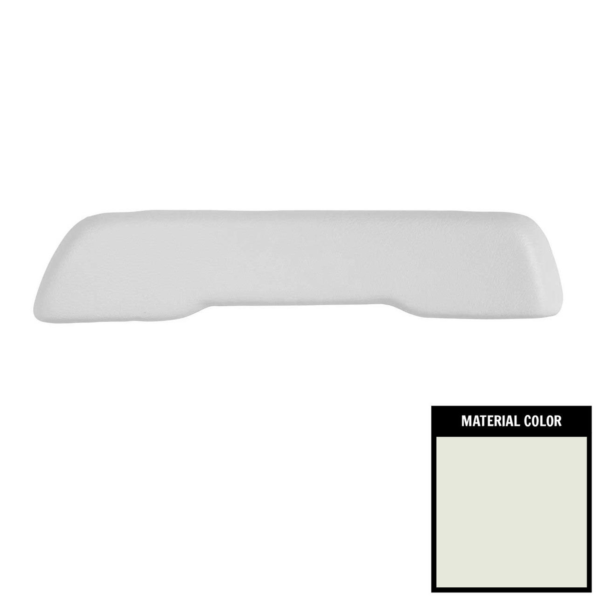 PUI Interiors 1968-72 GM F-Body and A-Body White Left Front Armrest Pad, Each - ARP4-37L