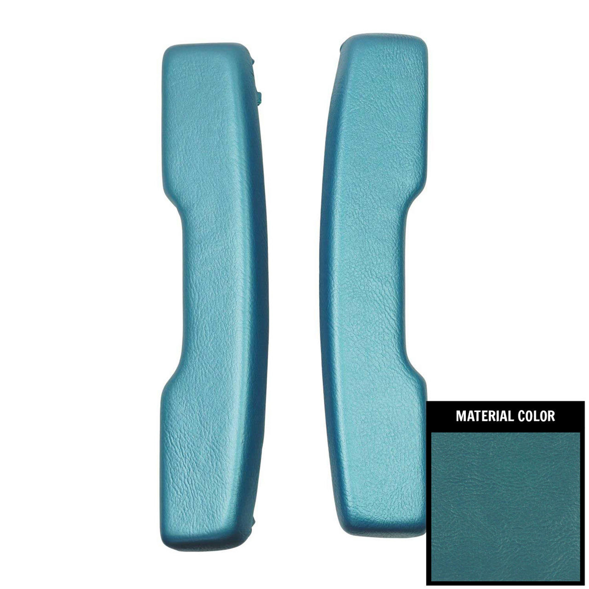 PUI Interiors 1966-1967 Chevrolet Nova Blue Front Armrest Pads - ARP5-14