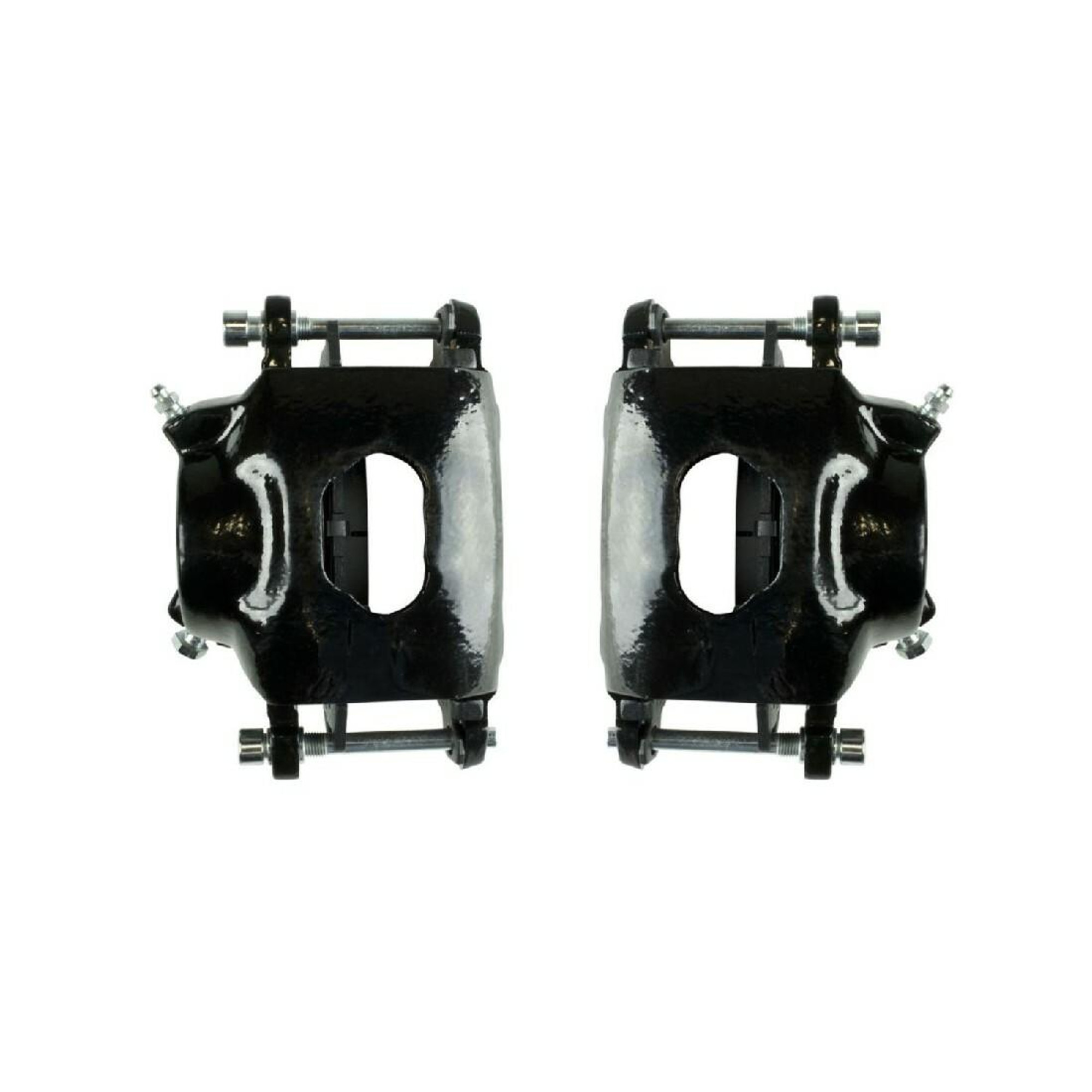 The Right Stuff 1969-72 GM A-Body, Front Powder Coated Black Front Brake Calipers - BC1415B