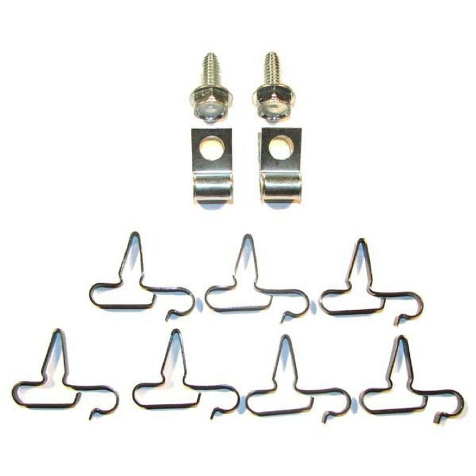 The Right Stuff 1962-70 Mopar B-Body, 11-Piece Brake Line Clip Set - BCS002