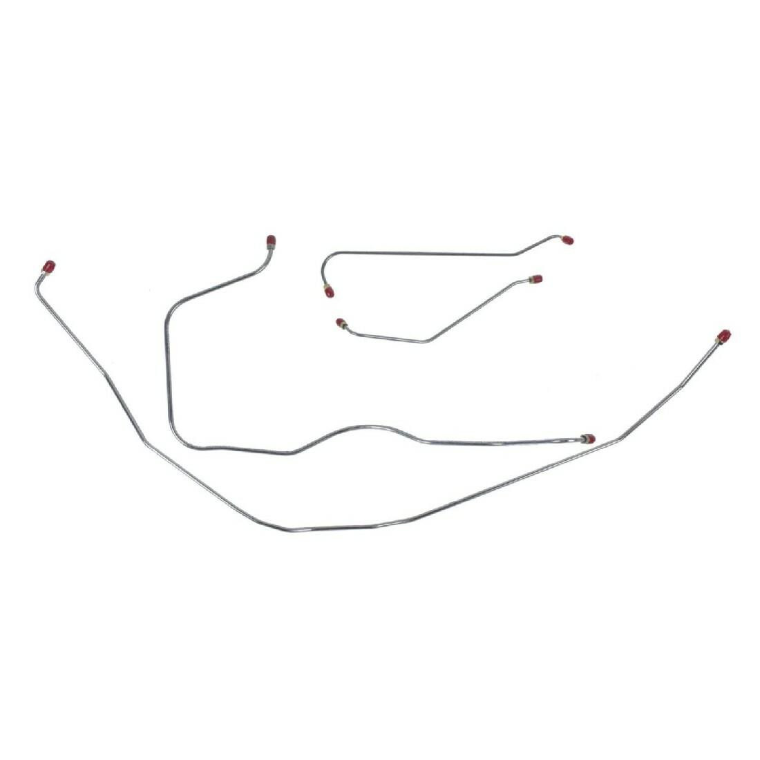 The Right Stuff 1955 Chevrolet Bel Air/Nomad, Pre-Bent OE Steel Front Brake Line Kit - BKT5501