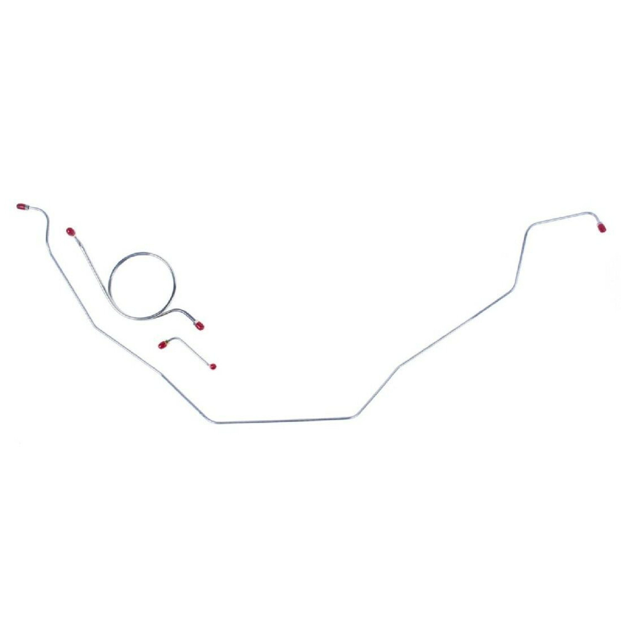 The Right Stuff 1966 Chevrolet Bel Air/Impala, Pre-Bent OE Steel Front Brake Line Kit - BKT6601