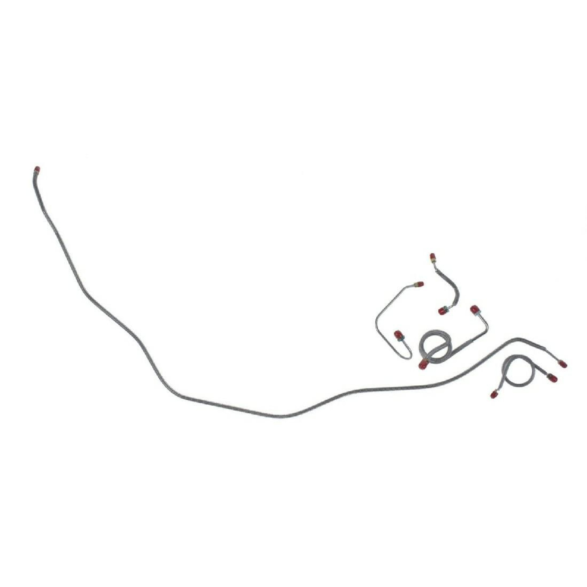 The Right Stuff 1969 Chevrolet Bel Air/Impala, Pre-Bent OE Steel Front Brake Line Kit - BKT6903