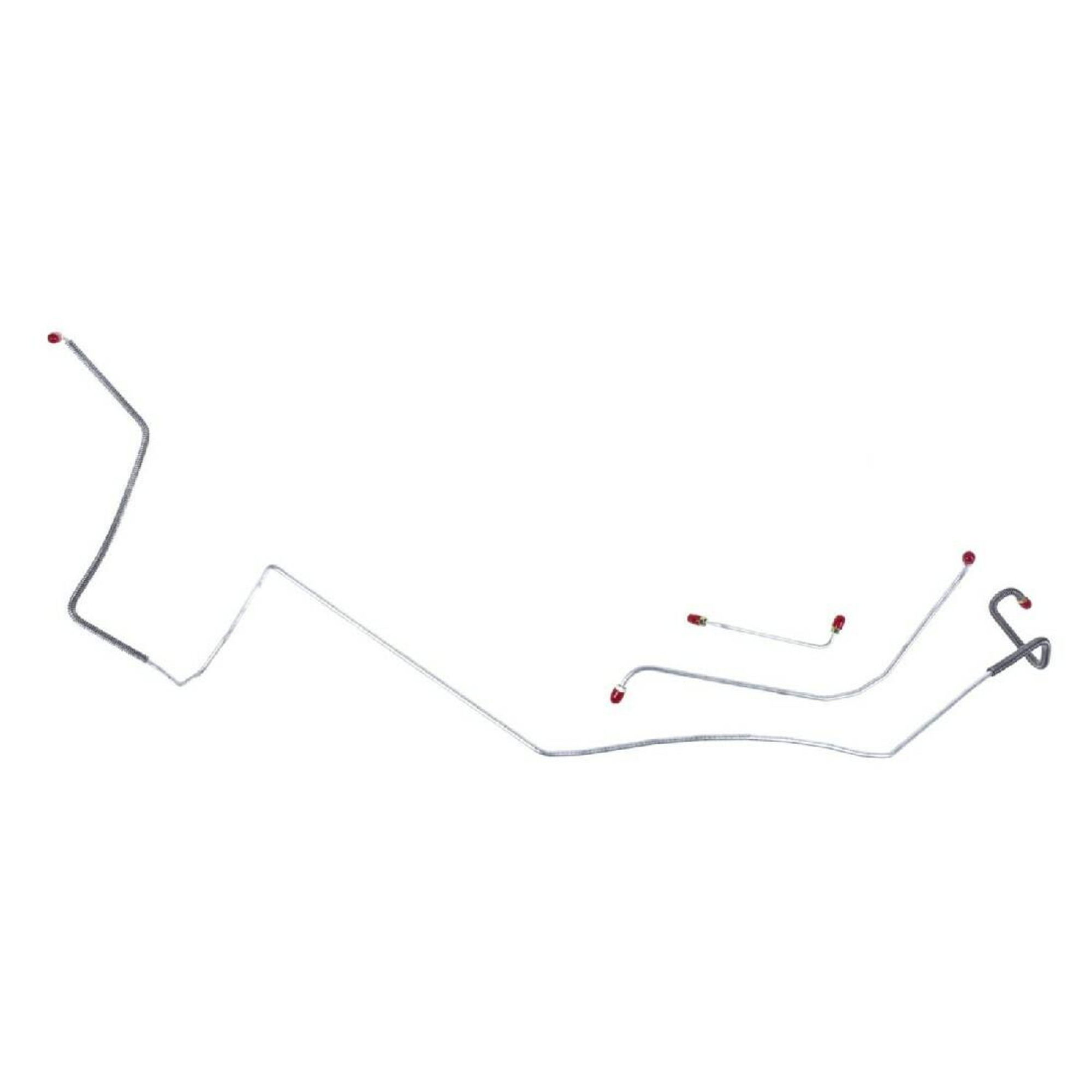 The Right Stuff 1966 Chevelle SS W/Z16 Power Drum Pre-Bent OE Steel Front Brake Line Kit - CKT6604