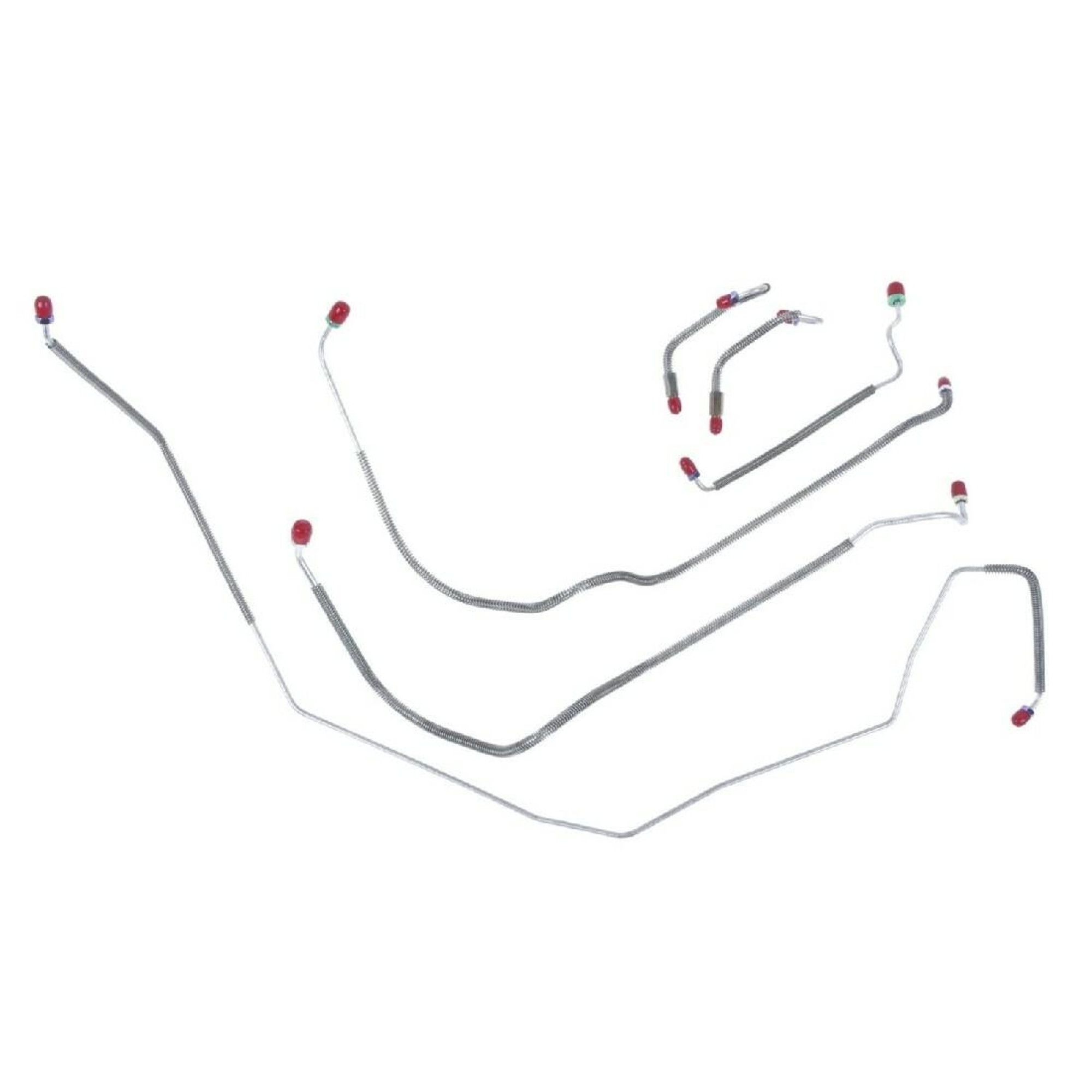 The Right Stuff 1968 Chevrolet Chevelle SS W/Power Drums Pre-Bent OE Steel Front Brake Line Kit - CKT6805