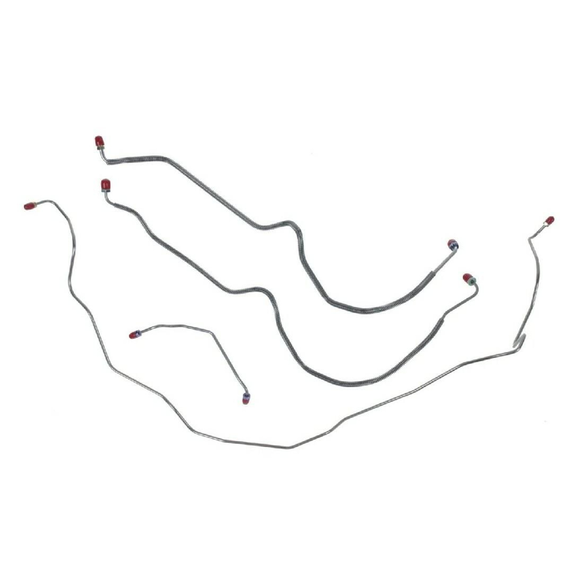 The Right Stuff 1973-74 Chevrolet Chevelle W/Power Disc Pre-Bent OE Steel Front Brake Line Kit - CKT7303