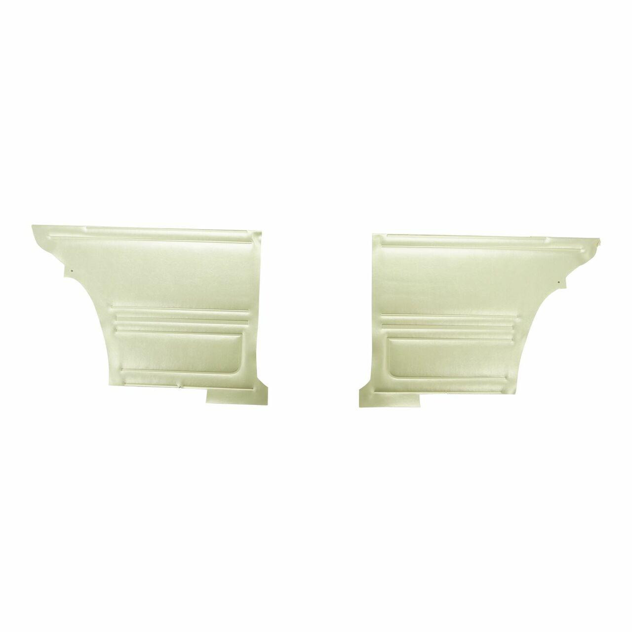 PUI Interiors 1967 Pontiac Firebird StandardHardtop Parchment Rear Door Panels - D204C