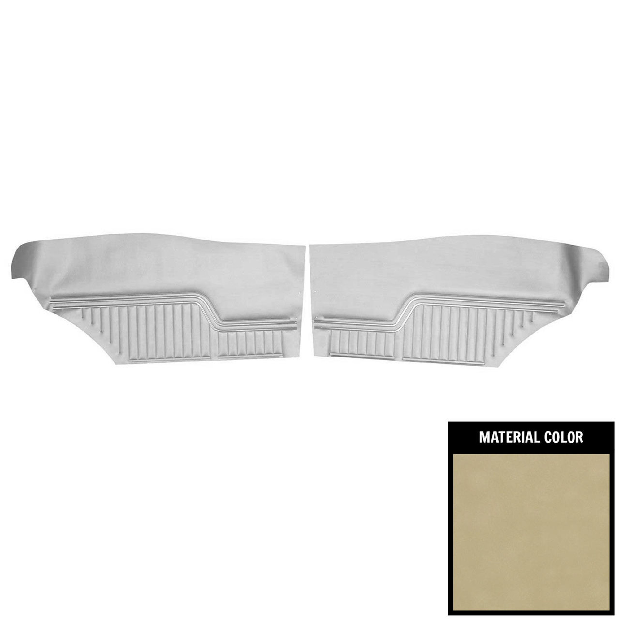 PUI Interiors 1970-1972 Chevrolet Chevelle Hardtop Covert Rear Door Panels - D249-9C