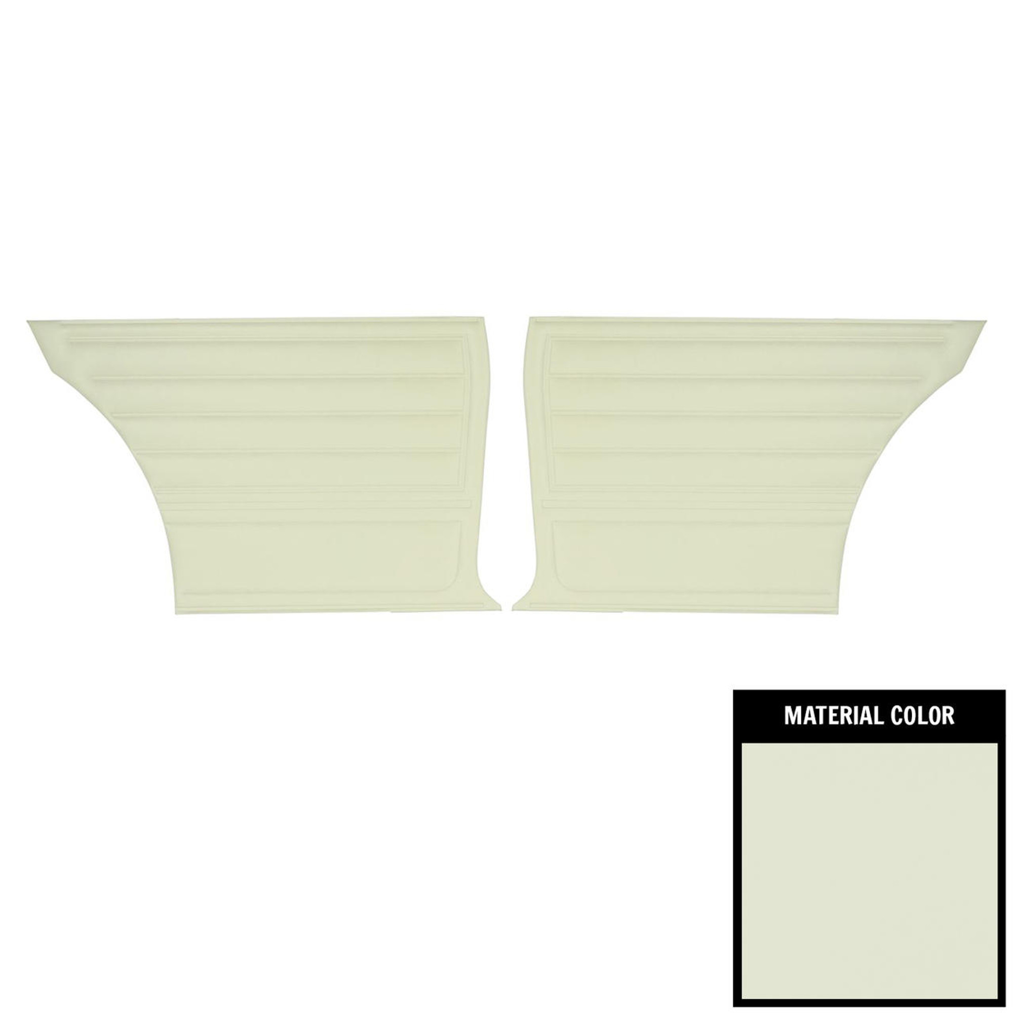 PUI Interiors 1965 Chevrolet Chevelle 2-Door Sedan Fawn Rear Door Panels - D266T