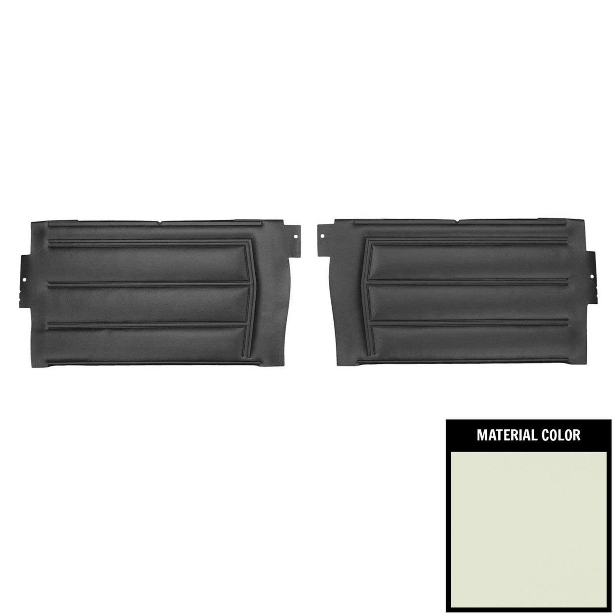 PUI Interiors 1965 Chevrolet Chevelle Convertible Fawn Rear Door Panels - D266V