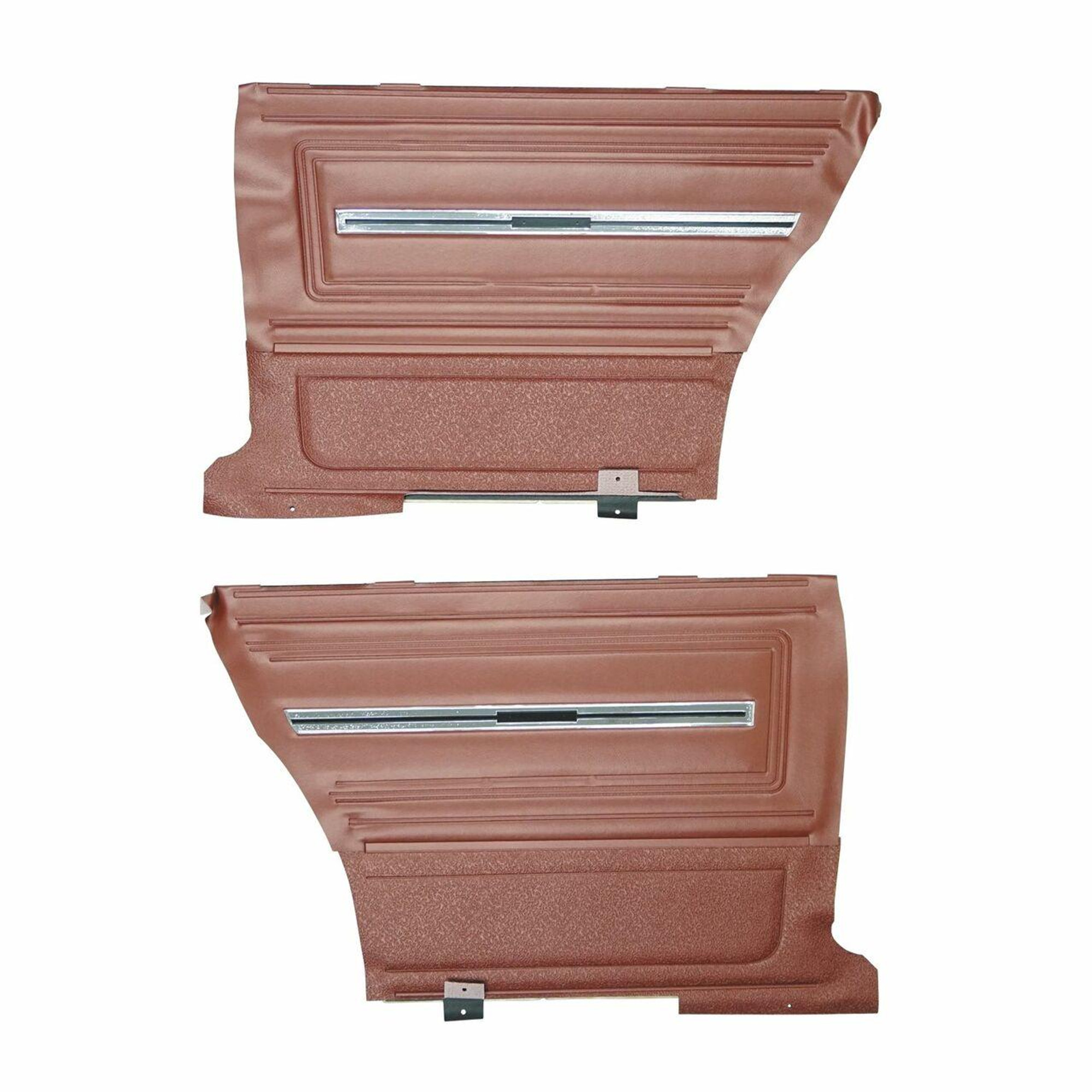 PUI Interiors 1966 Chevrolet Chevelle Hardtop Bronze Gold Edition Rear Door Panels - DO286C