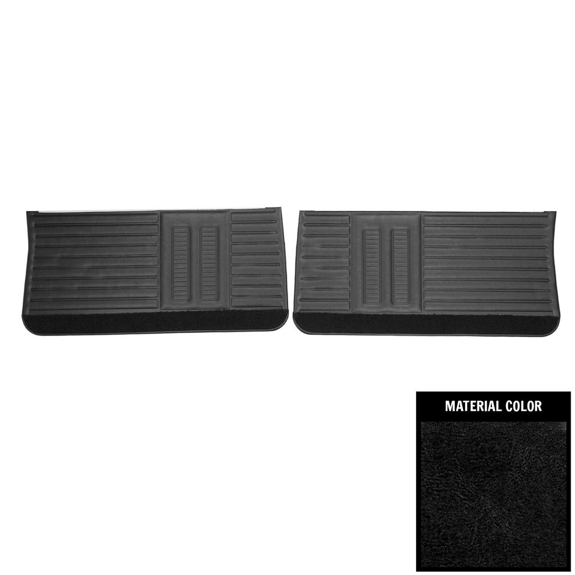 PUI Interiors 1964 Pontiac GTO/Lemans Black Gold Edition Front Door Panels - DO400