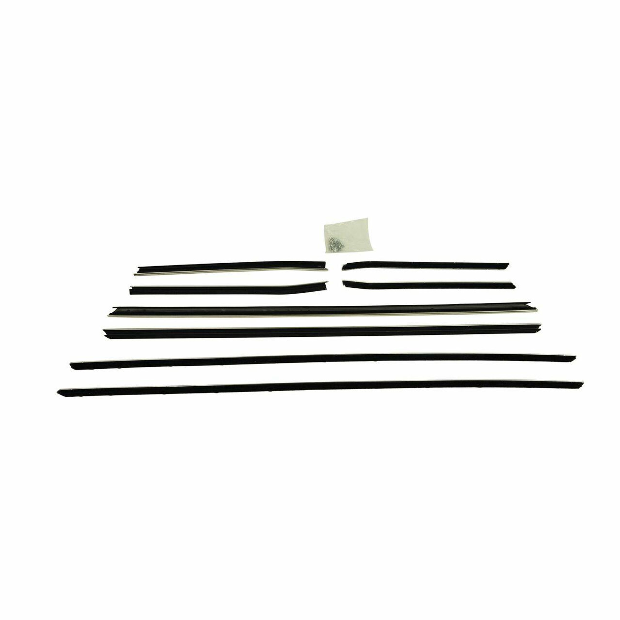 PUI Interiors 1968 GM F-Body Hardtop Window FeltsW/Special Mouldings - F236-1