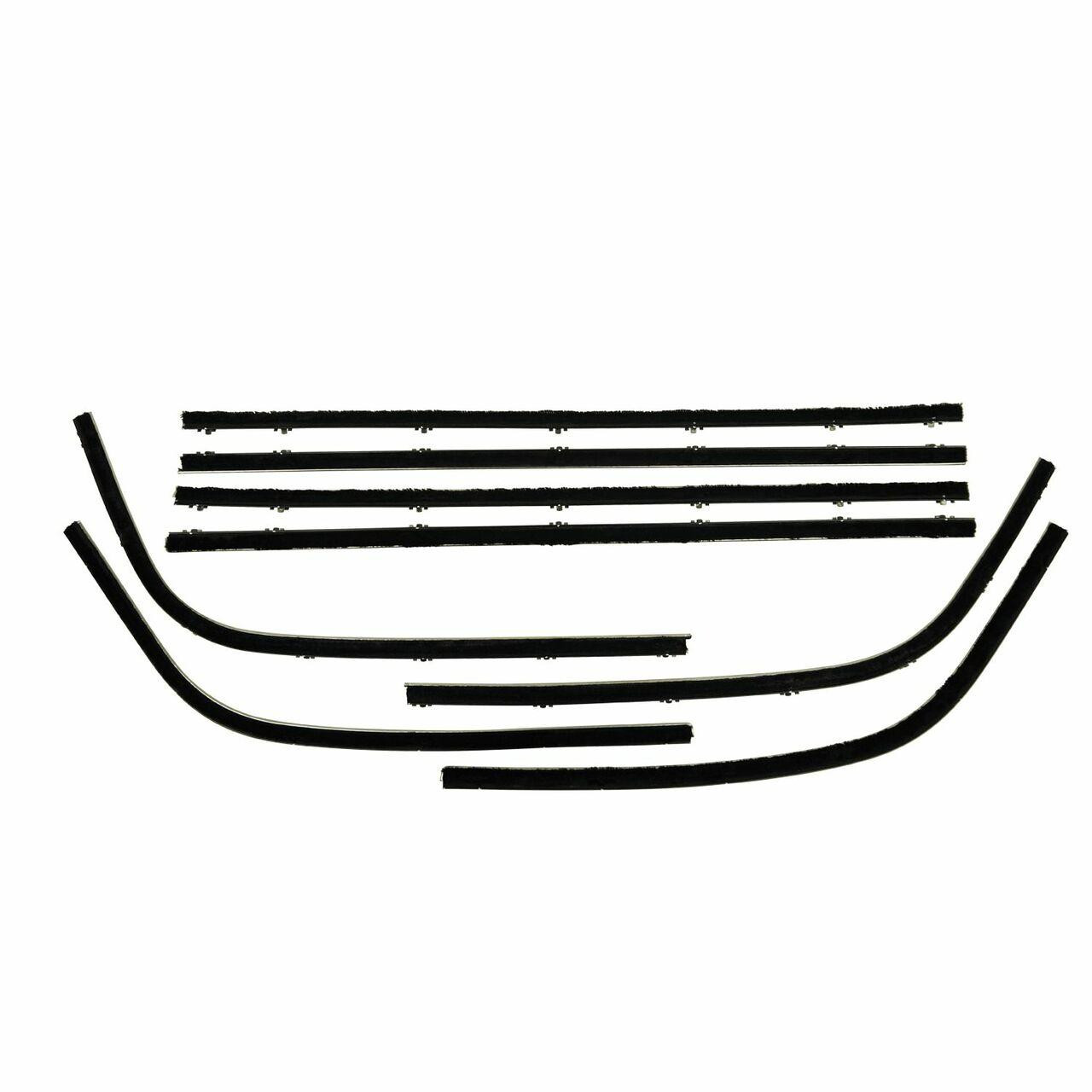 PUI Interiors 1967-1969 Plymouth Cuda Fastback Window Felts - F409