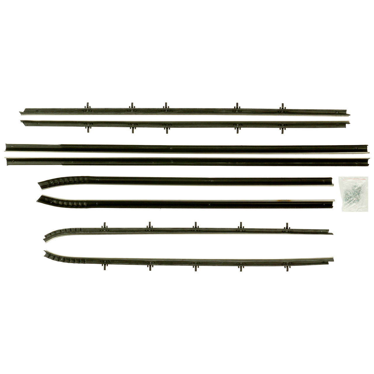 PUI Interiors 1961 Pontiac Catalina 2 Door Hardtop Window Felts - F630