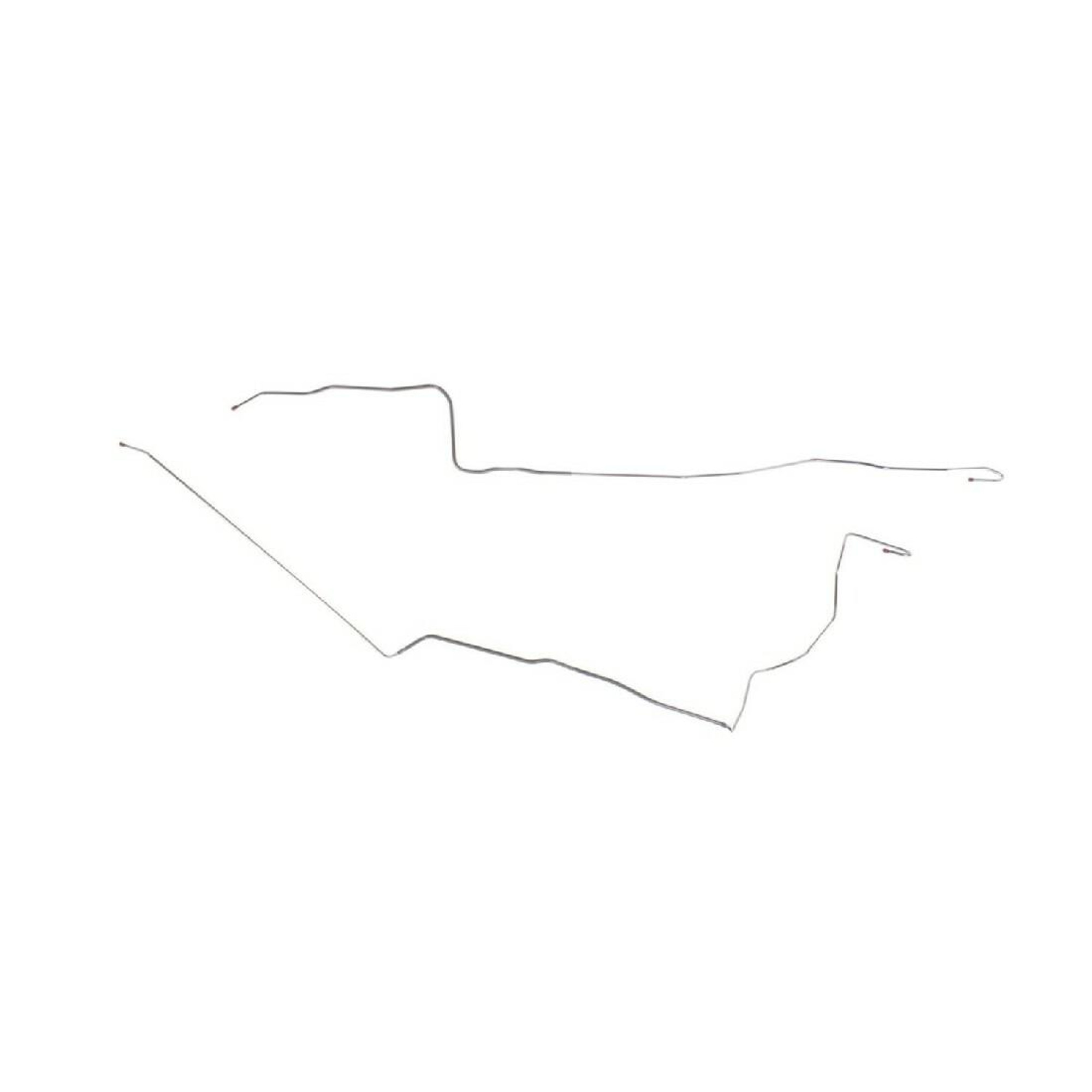 The Right Stuff 1970 Pontiac Trans Am, Pre-Bent 1/4 OE Steel Fuel Return Line - FGL7004