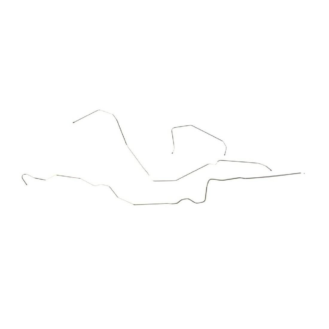 The Right Stuff 1979-81 Pontiac Firebird, Pre-Bent OE Steel 1/4 Fuel Return Line - FGL8003