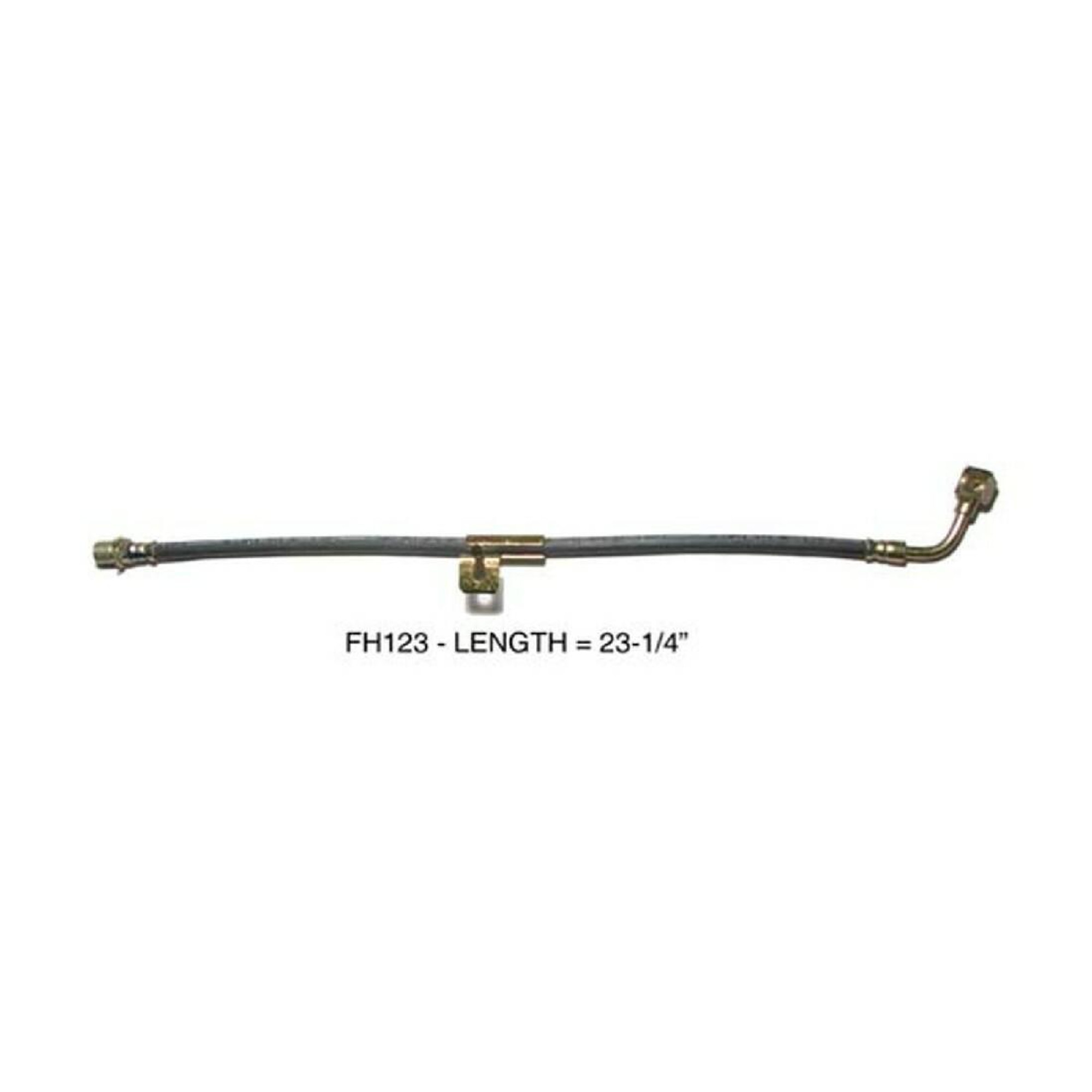 The Right Stuff 1979-86 GM 1/2 Ton Truck Left Front Brake Hoses - FH123