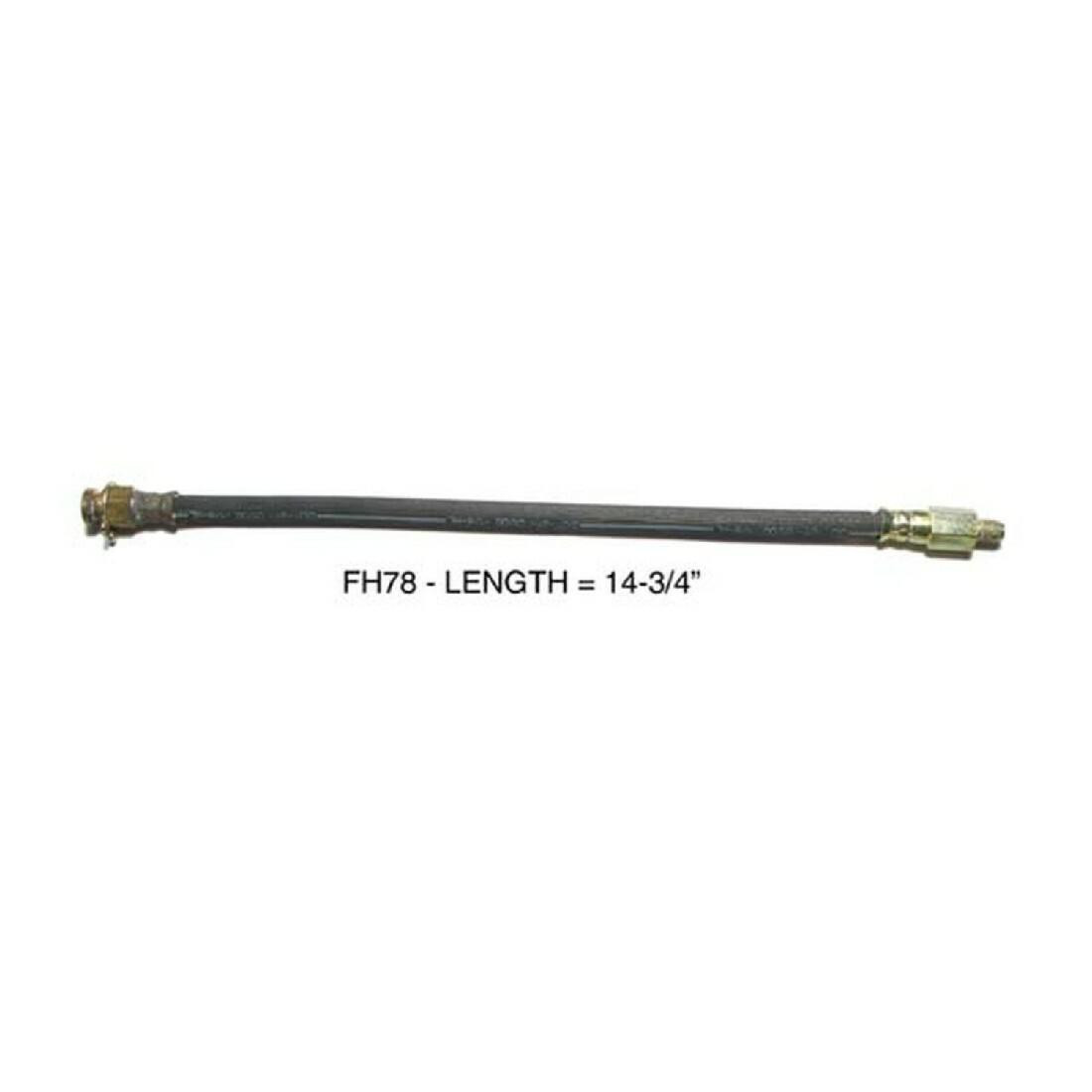 The Right Stuff 1960-65 Ford Falcon, Front or Rear Brake Flex Hoses - FH78