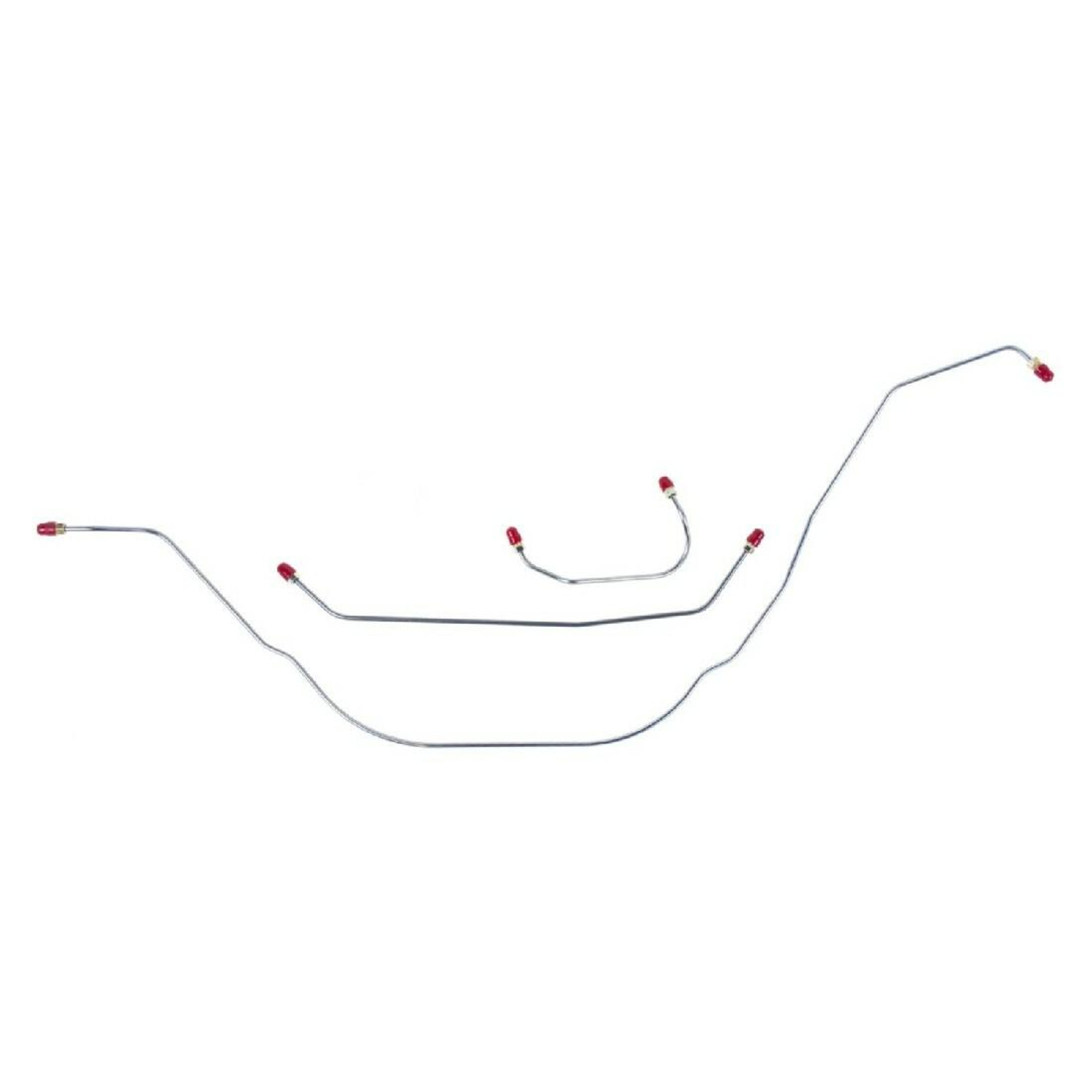 The Right Stuff 1963-65 Ford Galaxie Standard Model, Pre-Bent OE Steel Front Brake Line Kit - GKT6301