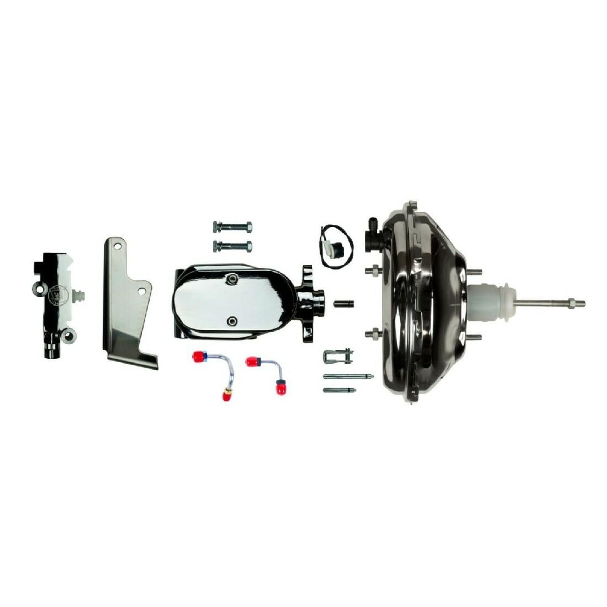 The Right Stuff 1967-72 GM A/F-Body W/Disc and Disc, Chrome Brake Booster and Master Cylinder Combo - J10035672