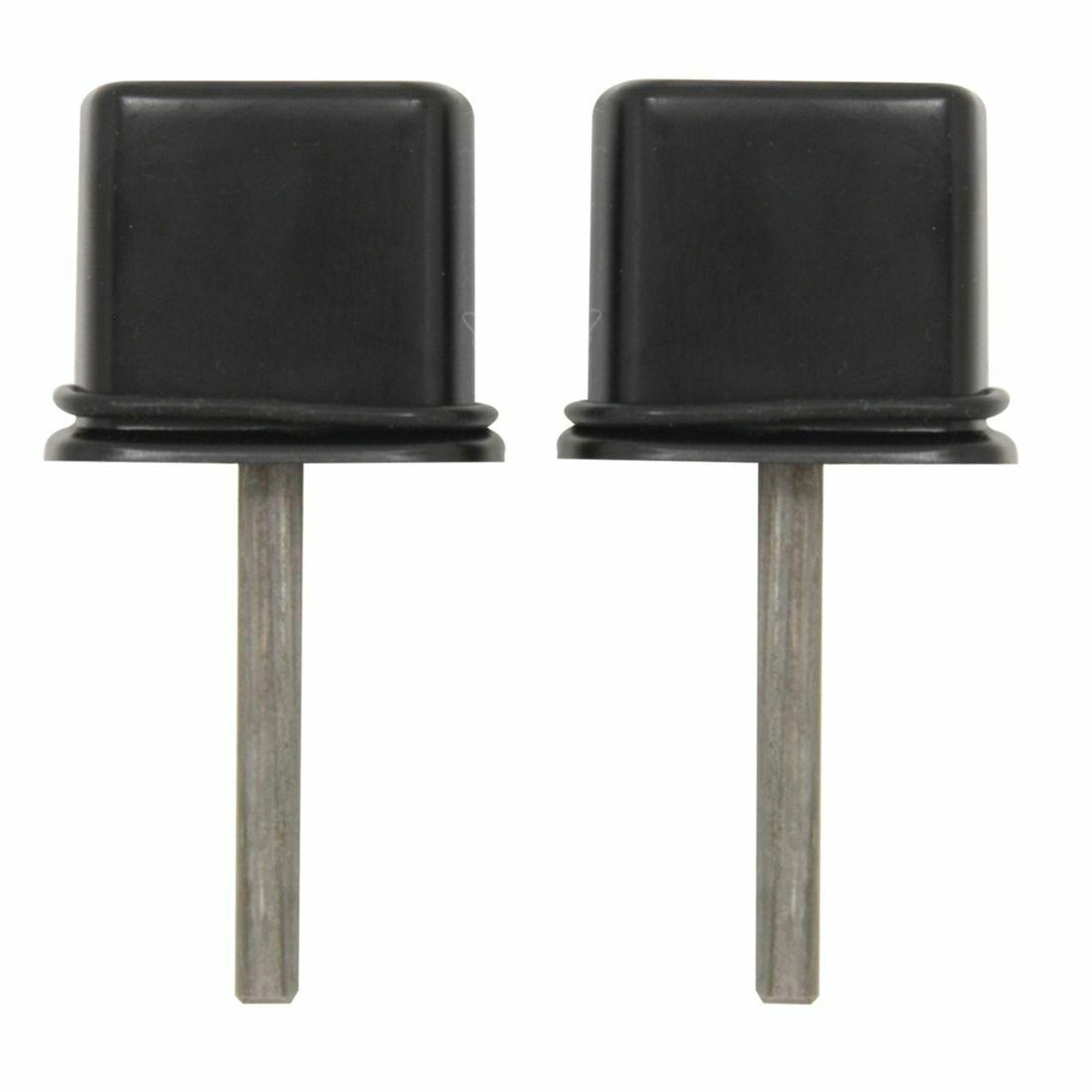 Trim Parts 1966-67 MOPAR B-Body Black Door Handle Push Buttons, Pair - MP5213