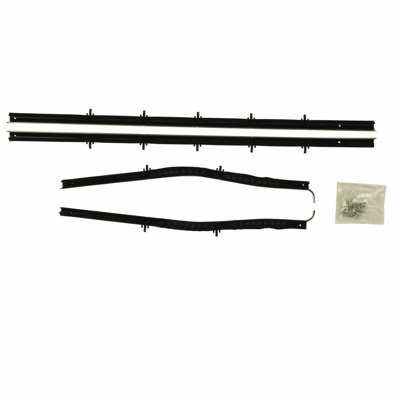 PUI Interiors 1966-1967 Oldsmobile Cutalss 2 Door Hardtop Outer Only Window Felt Kit - O240-10