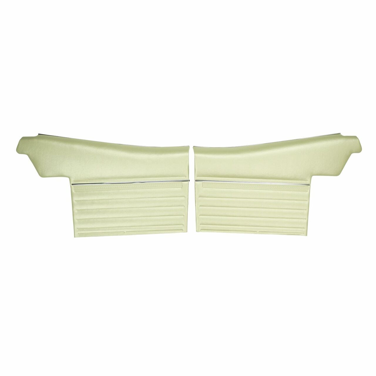 PUI Interiors 1969 Chevrolet Chevelle Convertible Pre-Assembled Parchment Rear Door Panels - PD252V