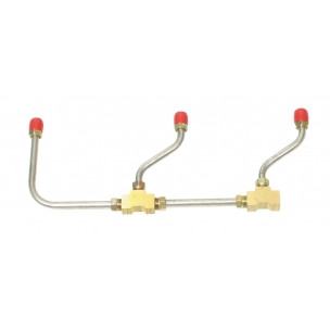The Right Stuff 1969-71 Mopar B/E-Body W/6-Pack, Pre-Bent OE Steel Fuel Pump To Carb Line - (RPC6801)