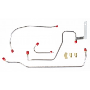 The Right Stuff 1968-71 Mopar B/E-Body W/Hemi, Pre-Bent OE Steel Fuel Pump To Carb Line - (RPC6804)