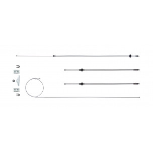 The Right Stuff 1965-67 Buick Skylark With THM400, Stainless Steel Emergency Brake Cable Kit - (RSBCA09S)