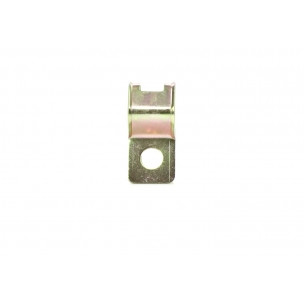 The Right Stuff 3/8" x 1/4" Gold Cad Plated Brake Line R-Clip w/ Tab - (RSCLP16)