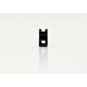 The Right Stuff 1/2" Black Brake Line R-Clip w/ Slot - (RSCLP34)
