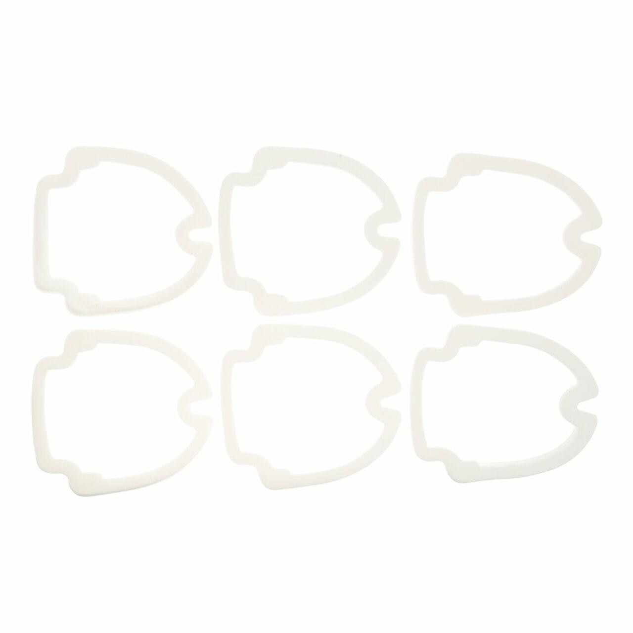 SoffSeal Tail Light Lens Gaskets 6 Pc for 68 Chevy Impala Caprice Bel Air, 2Dr Sedan, Set - SS-2383