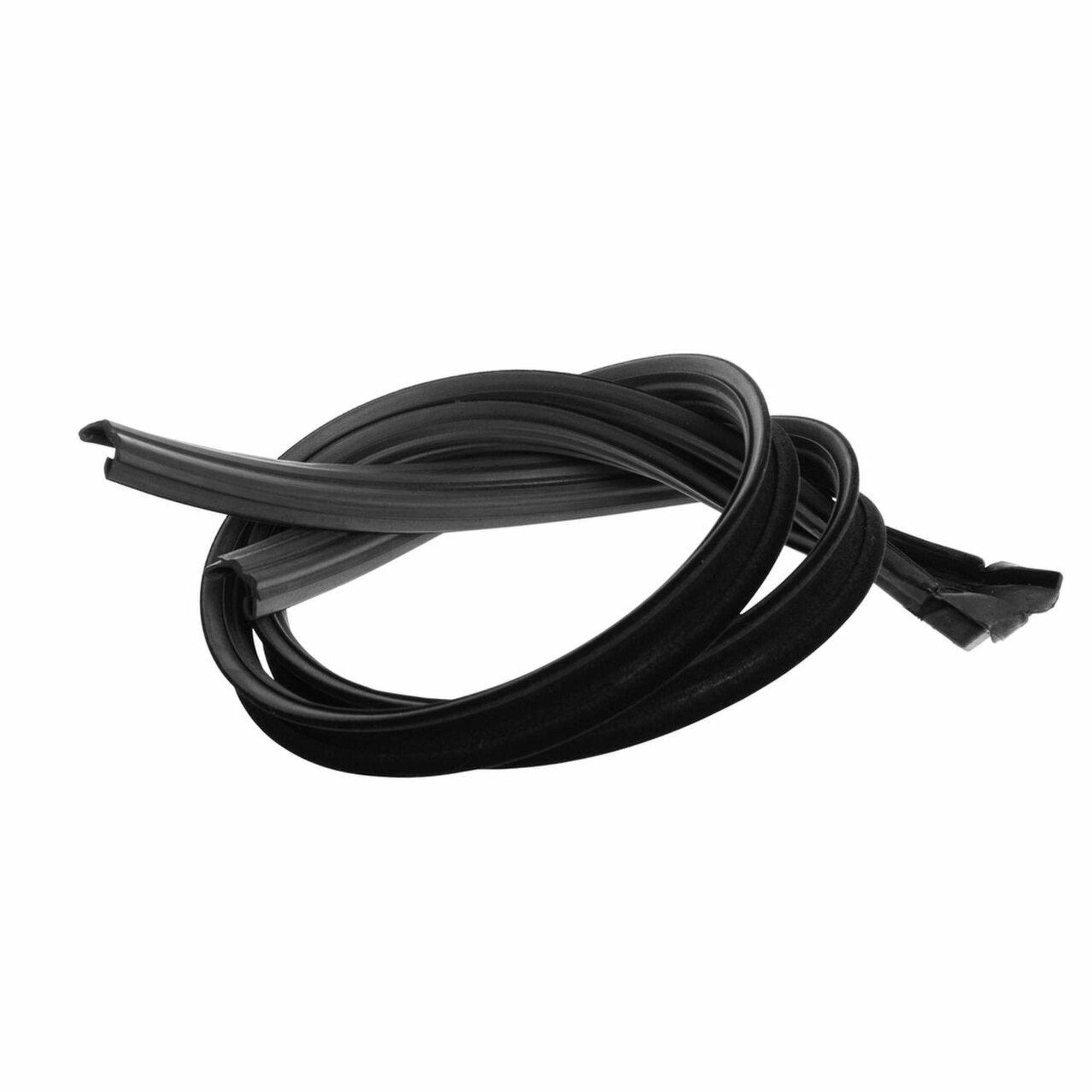 SoffSeal Front Door Glass Run Channel 66-67 Chevelle GTO Cutlass Skylark Hrdtp/Conv, Pair - SS-5101