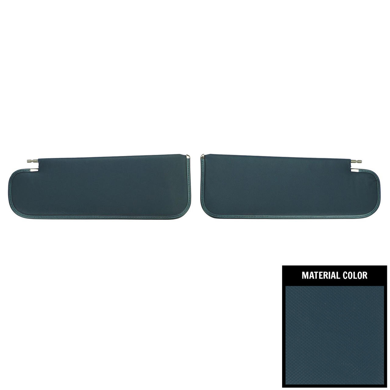 PUI Interiors 1962-1964 Chevrolet Nova Hardtop Dark Blue Basketweave Visor - SV12105AC
