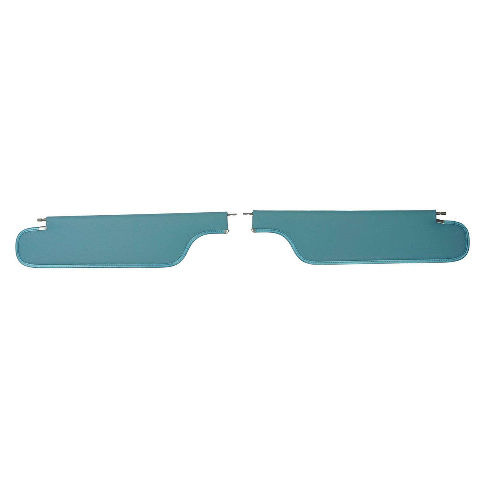 PUI Interiors 1967-1968 Pontiac Firebird Hardtop Bright Blue Basketweave Sun Visors - SV7106AC