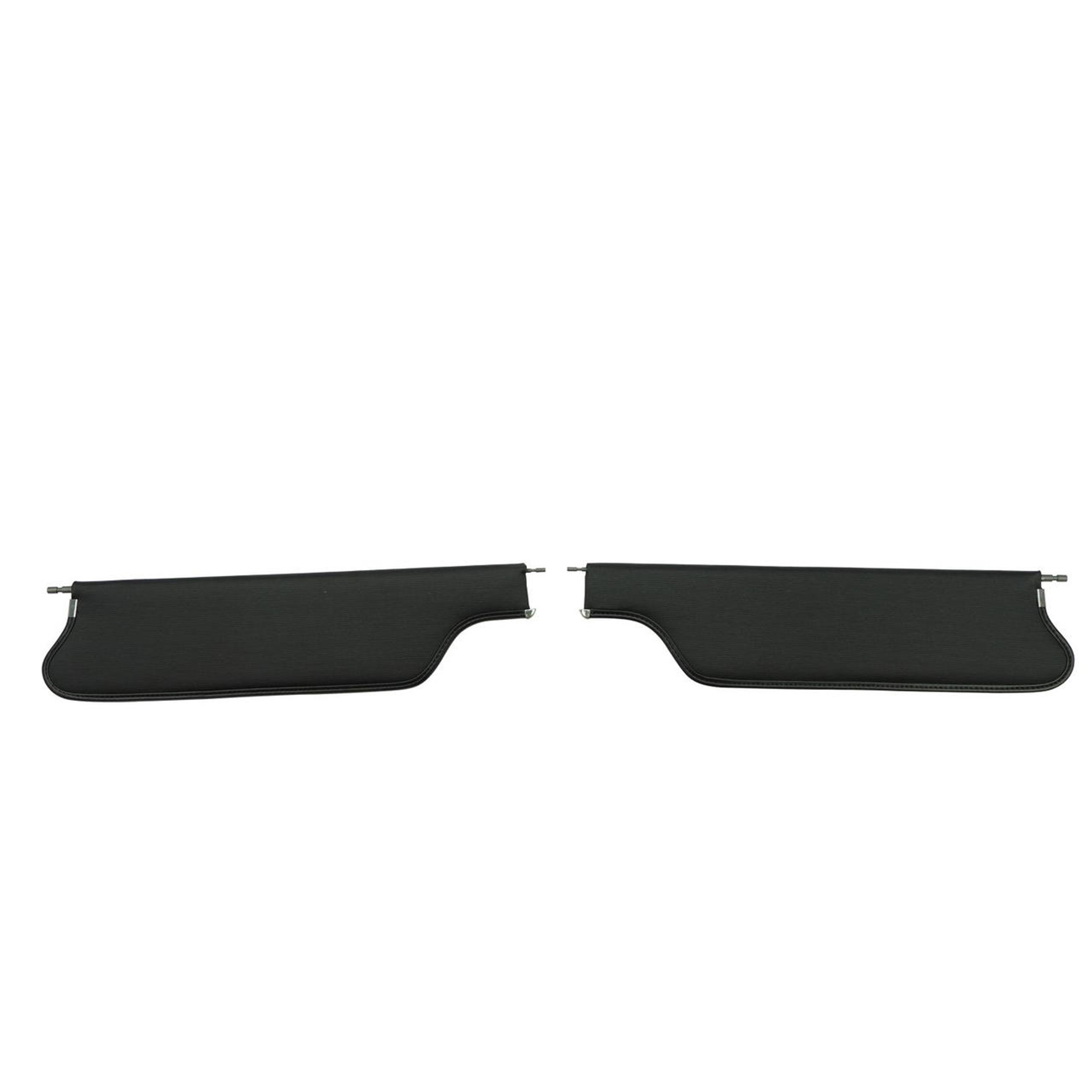 PUI Interiors 1969 Camaro/Firebird Hardtop Black Ribbed Sun Visors - SV8100RC