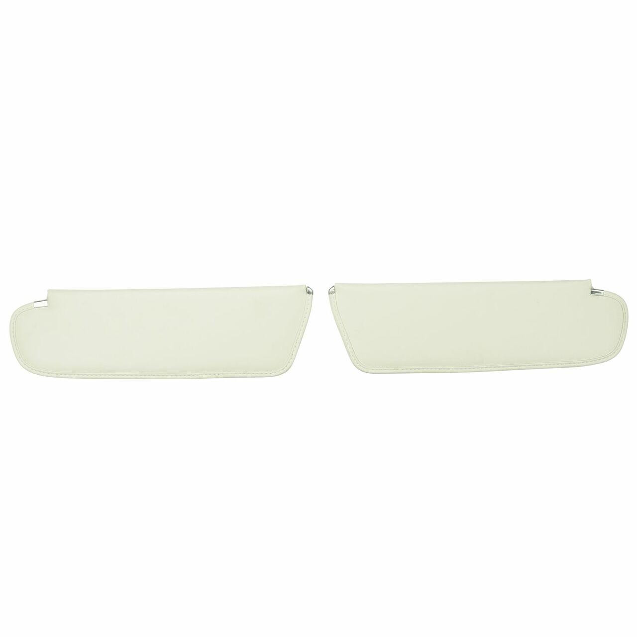 PUI Interiors 1972-1973 Chysler B-Body Coach White Sun Visors - SVKR837C