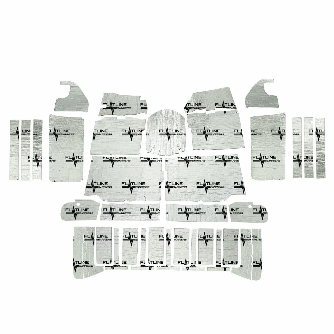 Flatline Barriers 67-72 GM C/K 10-30 Series High Tunnel Truck Full Interior Sound Dampening Kit - TABT4001