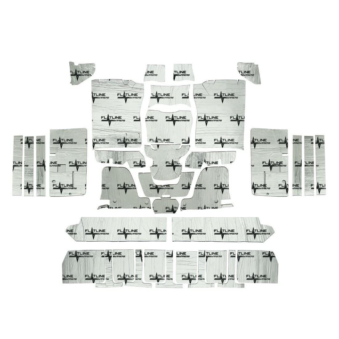 Flatline Barriers 81-87 Standard Cab GM C/K 10-30 Low Tunnel Full Interior Sound Dampening Kit - TABT4003