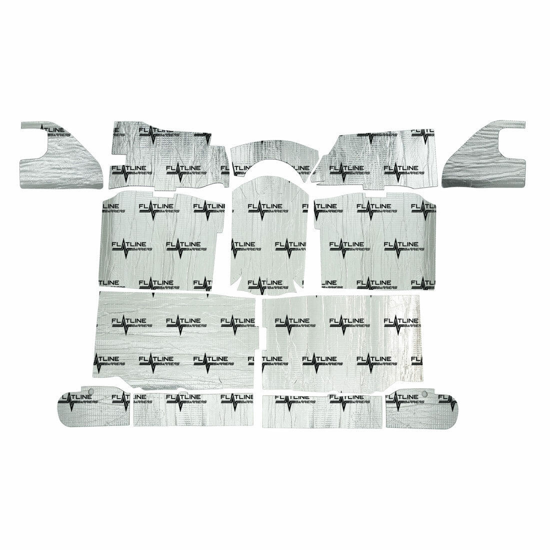 Flatline Barriers 67-72 GM C/K 10-30 Series Low Tunnel Truck Floor Sound Dampening Kit - TABT4011