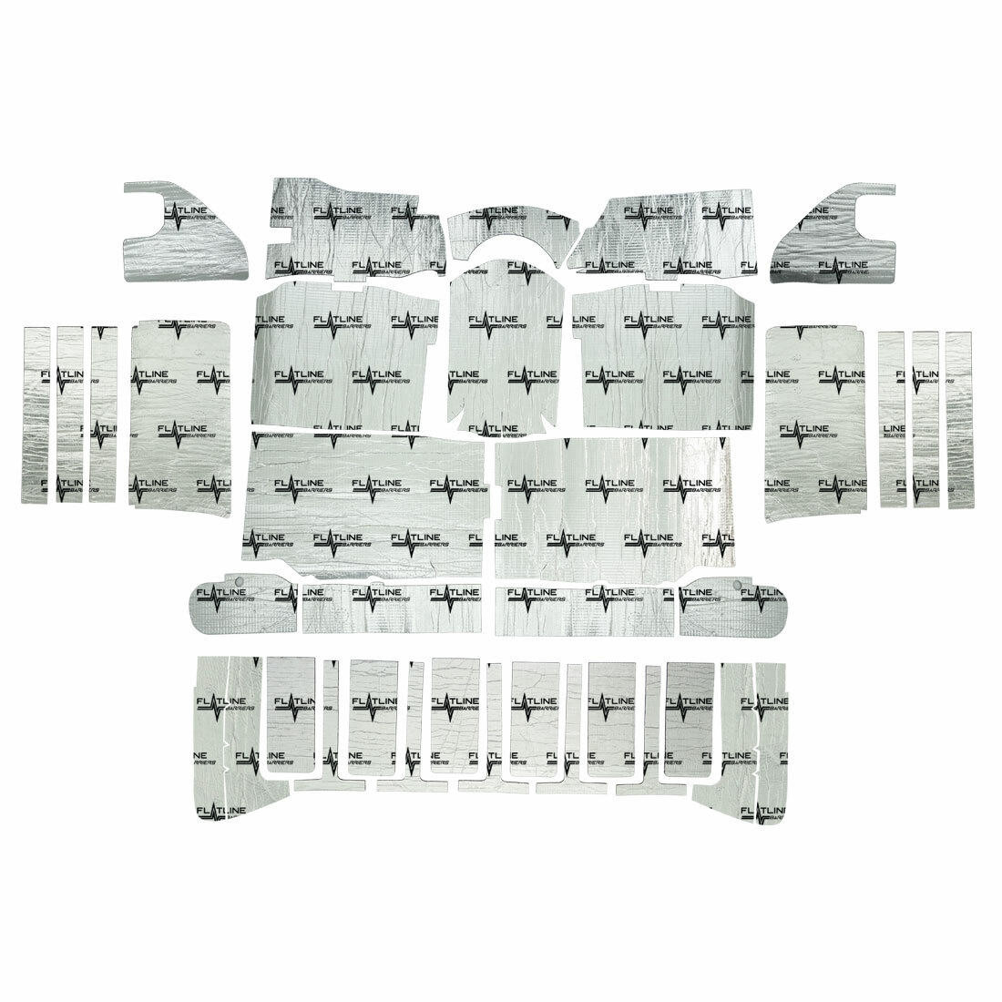 Flatline Barriers 67-72 GM C/K 10-30 Series Low Tunnel Truck Full Interior Sound Dampening Kit - TABT4012
