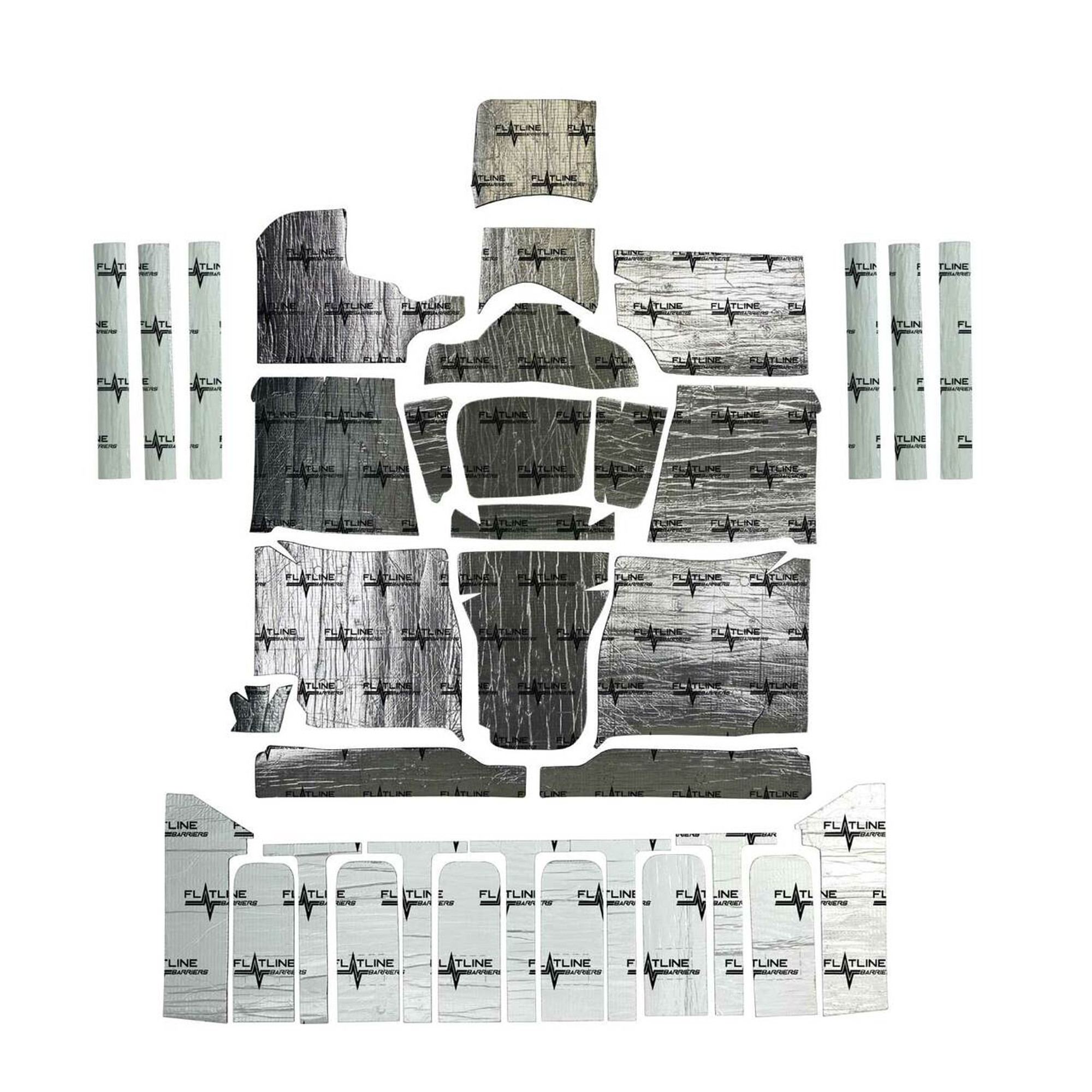 Flatline Barriers 1960-62 GM Truck High Tunnel Full Insulation and Sound Dampening Kit - TABT4041