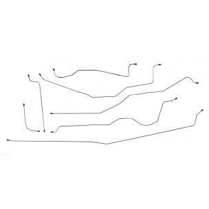 The Right Stuff 58-59 Chevy Shortbed Pre-Bent Stainless Steel Complete Brake Line Kit - (TBS5801S)