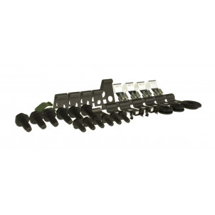 The Right Stuff 1969 Ford Mustang/Cougar Convertible W/8cyl, 34 Piece Brake & Fuel Line Clip Set - (ZCS6903)